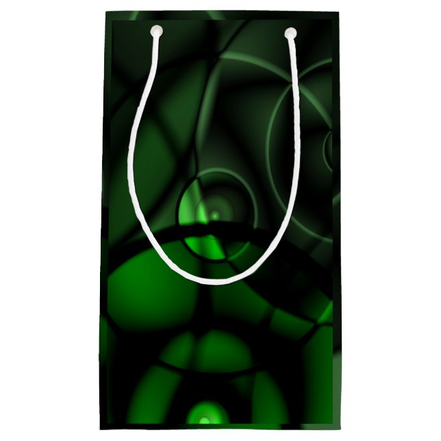 Sacola Para Presentes Pequena Forest Green (Frente)