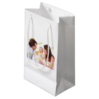 Sacola Para Presentes Pequena Foto FAMILIAR ✨ Excelente Personalização