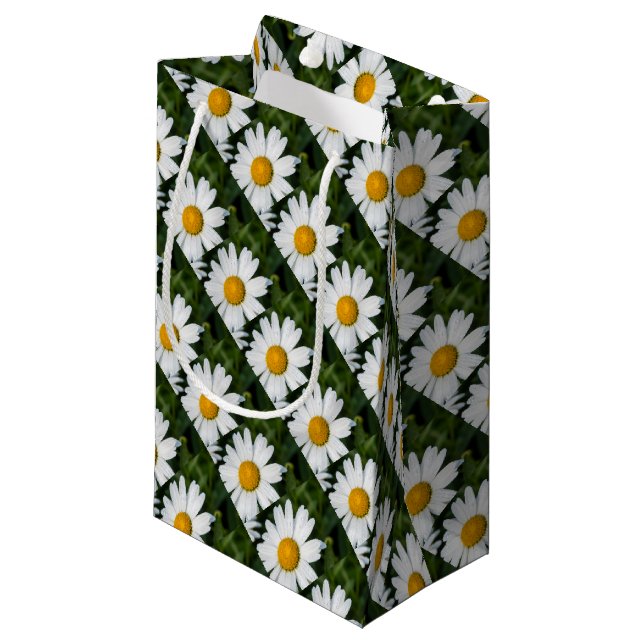 Sacola Para Presentes Pequena fotografia, um margueritte, fazem verde (Frente inclinada)