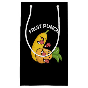 Sacola Para Presentes Pequena Fruta Almoçar Engraçada Bebida Engraçada Arma Escu