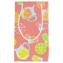 SACOLA PARA PRESENTES PEQUENA FRUTAS E ARMADILHAS DE SUCO