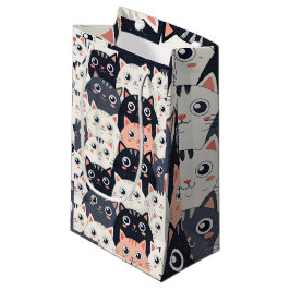 Sacola Para Presentes Pequena Gatinho Kaleidoscópio
