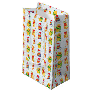 Sacola Para Presentes Pequena Gatos do inverno