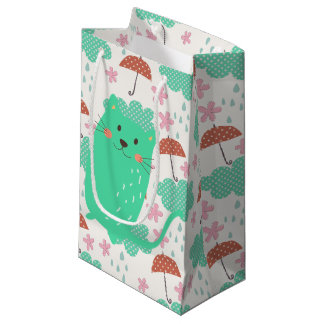 Sacola Para Presentes Pequena Gatos em Choque