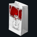 Sacola Para Presentes Pequena Gift Bag Christmas Snowman<br><div class="desc">Gift Bag Algo para todos oferece sacos personalizados de presentes, especialmente para você desenhado para expressar as belas palavras para o seu amado. Este saco de presentes de na moda único trará um sorriso aos seus entes queridos. Enquanto vocês já estão aqui, talvez queiram ver outros itens relacionados ao banheiro,...</div>