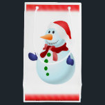 Sacola Para Presentes Pequena Gift Bag Christmas Snowman<br><div class="desc">Gift Bag Algo para todos oferece sacos personalizados de presentes, especialmente para você desenhado para expressar as belas palavras para o seu amado. Este saco de presentes de na moda único trará um sorriso aos seus entes queridos. Enquanto vocês já estão aqui, talvez queiram ver outros itens relacionados ao banheiro,...</div>