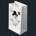 Sacola Para Presentes Pequena Gift Bag Christmas Snowman<br><div class="desc">Gift Bag Algo para todos oferece sacos personalizados de presentes, especialmente para você desenhado para expressar as belas palavras para o seu amado. Este saco de presentes de na moda único trará um sorriso aos seus entes queridos. Enquanto vocês já estão aqui, talvez queiram ver outros itens relacionados ao banheiro,...</div>