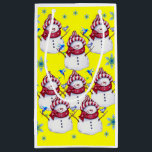 Sacola Para Presentes Pequena Gift Bag Christmas Snowman<br><div class="desc">Gift Bag Algo para todos oferece sacos personalizados de presentes, especialmente para você desenhado para expressar as belas palavras para o seu amado. Este saco de presentes de na moda único trará um sorriso aos seus entes queridos. Enquanto vocês já estão aqui, talvez queiram ver outros itens relacionados ao banheiro,...</div>