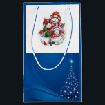 Sacola Para Presentes Pequena Gift Bag Christmas Snowman<br><div class="desc">Gift Bag Algo para todos oferece sacos personalizados de presentes, especialmente para você desenhado para expressar as belas palavras para o seu amado. Este saco de presentes de na moda único trará um sorriso aos seus entes queridos. Enquanto vocês já estão aqui, talvez queiram ver outros itens relacionados ao banheiro,...</div>