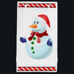 Sacola Para Presentes Pequena Gift Bag Christmas Snowman<br><div class="desc">Gift Bag Algo para todos oferece sacos personalizados de presentes, especialmente para você desenhado para expressar as belas palavras para o seu amado. Este saco de presentes de na moda único trará um sorriso aos seus entes queridos. Enquanto vocês já estão aqui, talvez queiram ver outros itens relacionados ao banheiro,...</div>