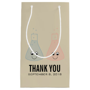 Sacola Para Presentes Pequena Gift Bag de Casamento de Química Bestial