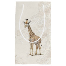 Sacola Para Presentes Pequena Gift Bag - Girafa2