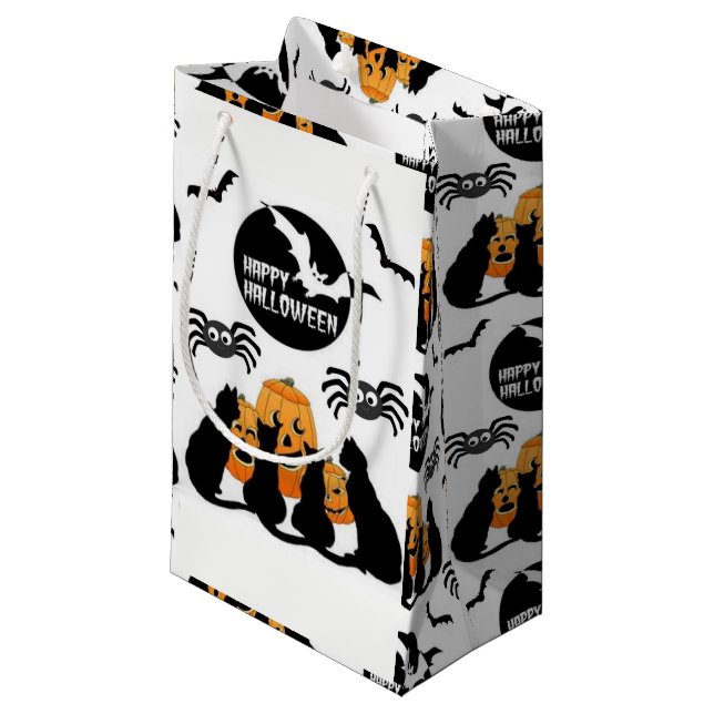 Sacola Para Presentes Pequena Gift Bag Halloween (Frente inclinada)