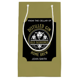 Sacola Para Presentes Pequena Gin Botão Personalizado