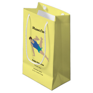 Sacola Para Presentes Pequena Ginasta Masculina