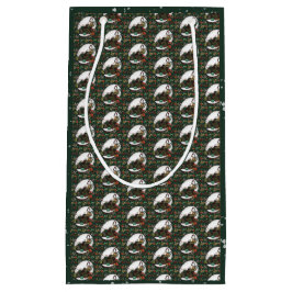 Sacola Para Presentes Pequena Gingerbread Man: Pine