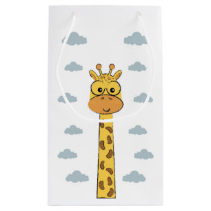 Sacola Para Presentes Pequena Giraffe Cute Cartoon Kids Baby