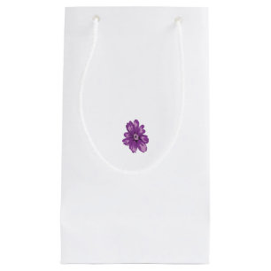 Sacola Para Presentes Pequena Girly Style, Light EggPlant, Cedar Branqueado