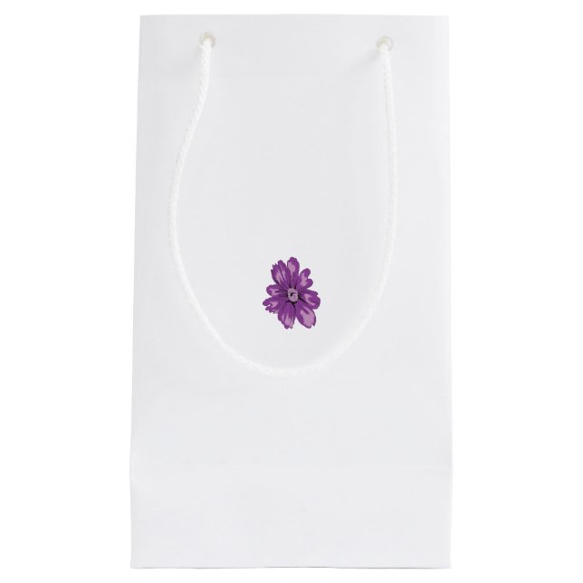 Sacola Para Presentes Pequena Girly Style, Light EggPlant, Cedar Branqueado (Frente)