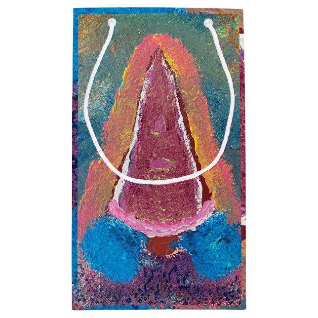 Sacola Para Presentes Pequena Gnomeification gift bag (Verso)