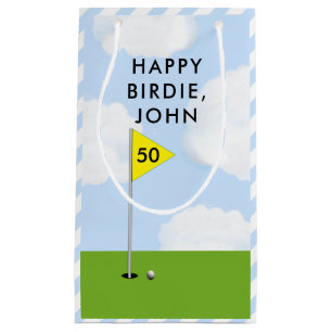 Sacola Para Presentes Pequena Golf Personalizado Aniversário