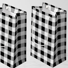 Sacola Para Presentes Pequena Graduation BBQ Gingham