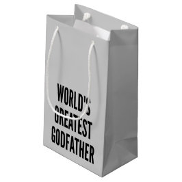 Sacola Para Presentes Pequena Grande padrinho do mundo