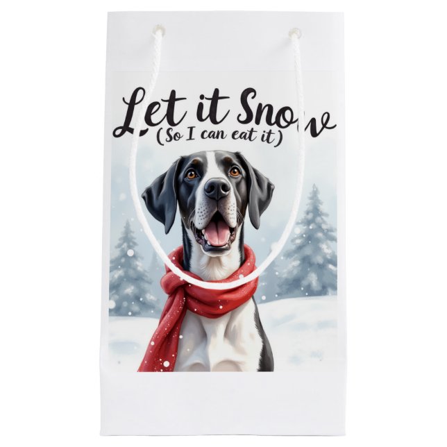 Sacola Para Presentes Pequena Great Dane Gift bag (Frente)
