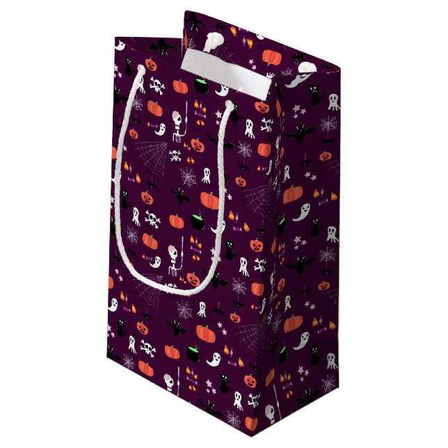 Sacola Para Presentes Pequena Halloween (Verso inclinado)