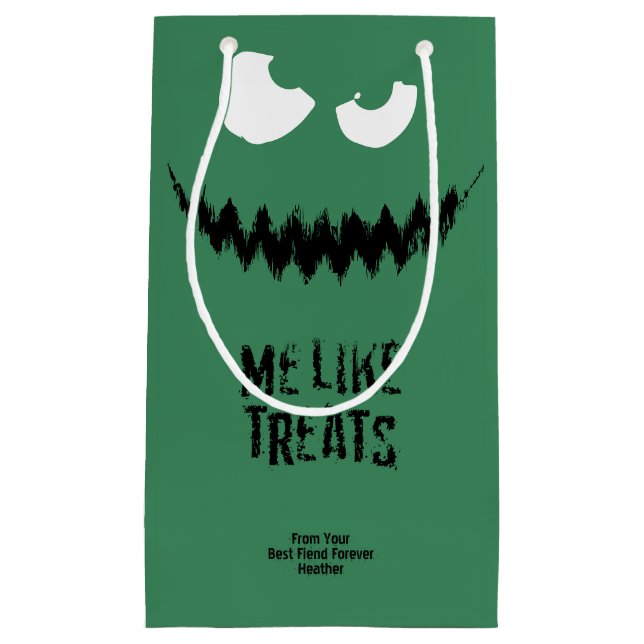Sacola Para Presentes Pequena Halloween Gift Bag (Frente)