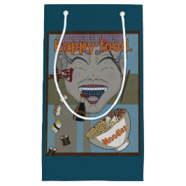 Sacola Para Presentes Pequena Happy food