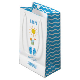 Sacola Para Presentes Pequena Happy Summer Gift Bag