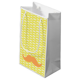 Sacola Para Presentes Pequena Hipster Amarelo Amarelo Laranja-Ele