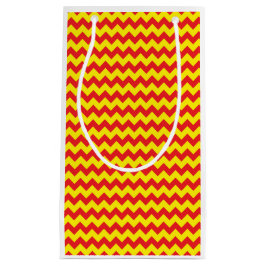 Sacola Para Presentes Pequena História em quadrinhos Super Herói Zig Zag Red Yel