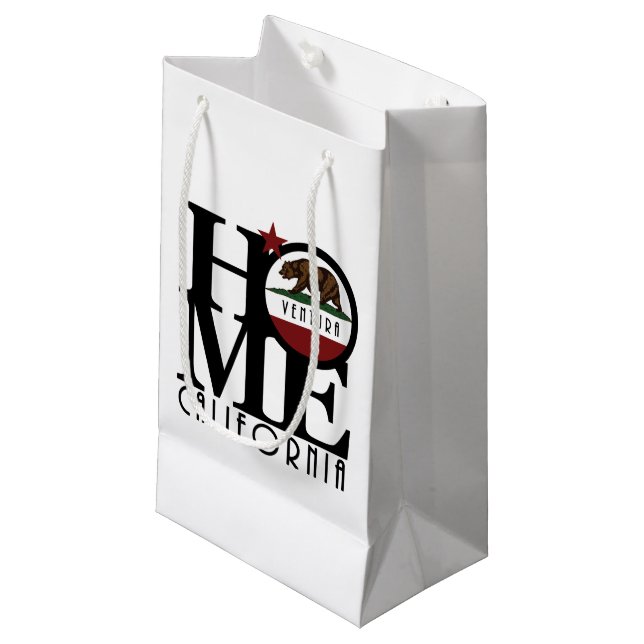 Sacola Para Presentes Pequena HOME Ventura California (Frente inclinada)