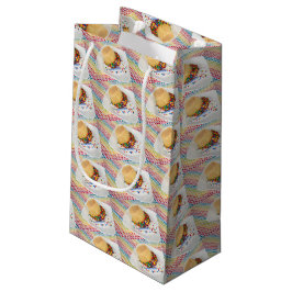 Sacola Para Presentes Pequena Humor de Cupcake de Aniversário