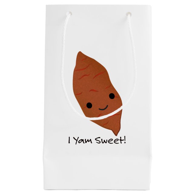 Sacola Para Presentes Pequena I Yam Sweet Cute Kawaii Sweet (Frente)