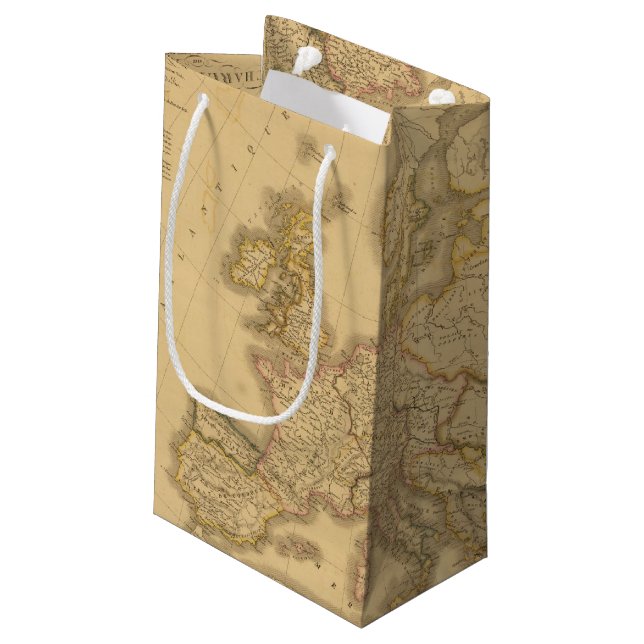 Sacola Para Presentes Pequena Império de Charlemagne (Verso inclinado)