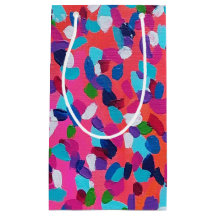 Impressão Abstrato cor-de-rosa