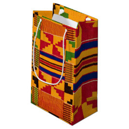 Sacola Para Presentes Pequena Impressão africano