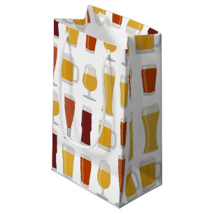 Sacola Para Presentes Pequena Impressão do amante da cerveja