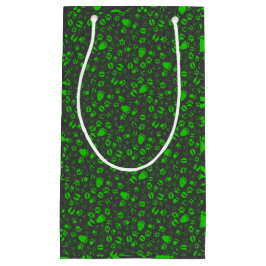 Sacola Para Presentes Pequena Impressões 01.b.green DGrey BG