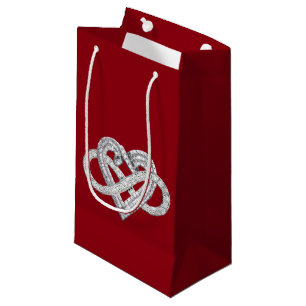 Sacola Para Presentes Pequena Infinity Heart Gift Bag
