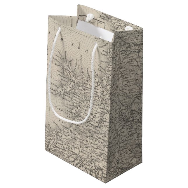Sacola Para Presentes Pequena Inglaterra 10 (Verso inclinado)