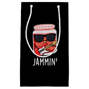 Sacola Para Presentes Pequena Jammin Funny Rocker Jam Pun