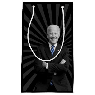 SACOLA PARA PRESENTES PEQUENA JOE BIDEN PARA O PRESIDENTE 2020 ARMAS DOS EUA DOB