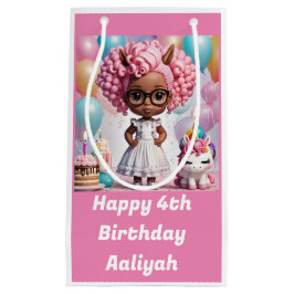 Sacola Para Presentes Pequena "Joy Unicorn"