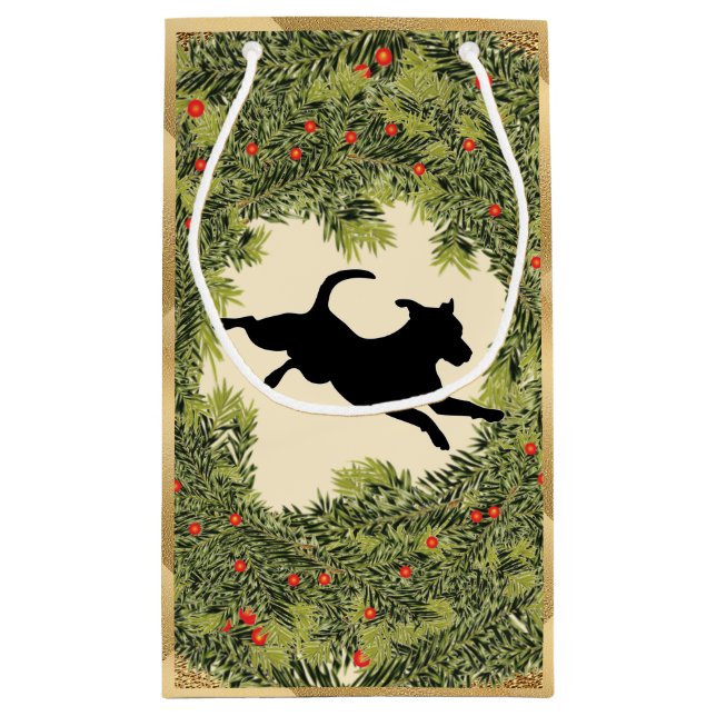 Sacola Para Presentes Pequena JRT Wreath (Verso)