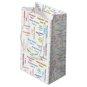 Sacola Para Presentes Pequena June, 4 Birthday Gift Bag