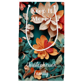 Sacola Para Presentes Pequena Keep It Merry